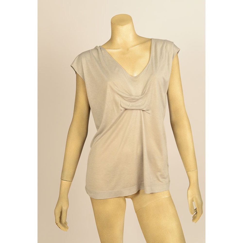 L.A.M.B. SLEEVELESS GATHERED TOP SZ LARGE